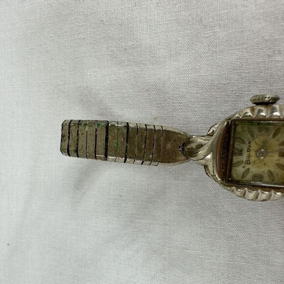 Bulova Women's Vintage Watch, M6, 10k R.G.P. Bezel, Parts/Repair, Stainless Back - Picture 7 of 10